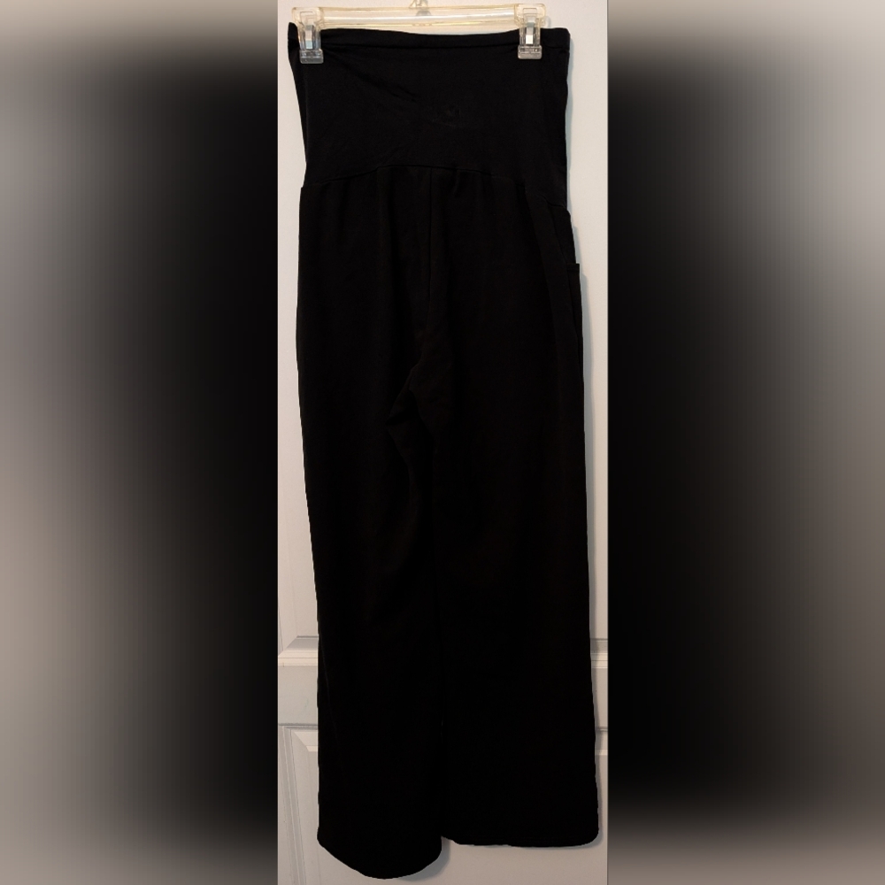 Soho Maternity XL Black Dress Pants – Stretch Workwear Pull-On Maternity Slacks